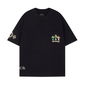 Camiseta Chrome Hearts Cemetery Cross Logo