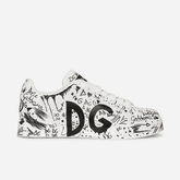 Dolce Gabbana Calfskin Portofino Whit Logo