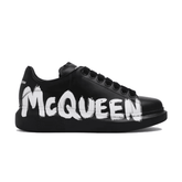 Alexander McQueen Oversized Graffiti Black White