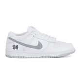 Supreme x Nike SB Dunk Low 94 White Metallic Silver