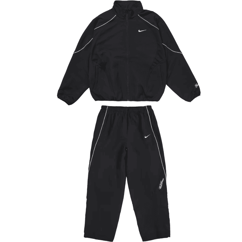 Conjunto Supreme x Nike Track Preto
