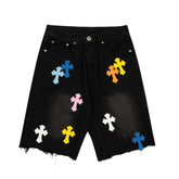 Bermuda Chrome Hearts Colours Cross Jeans