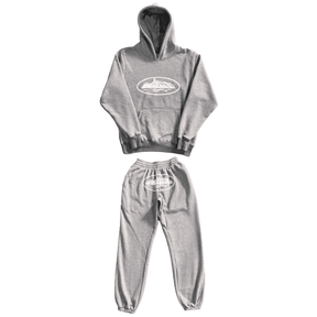 Conjunto Moletom Corteiz  RTW Cinza