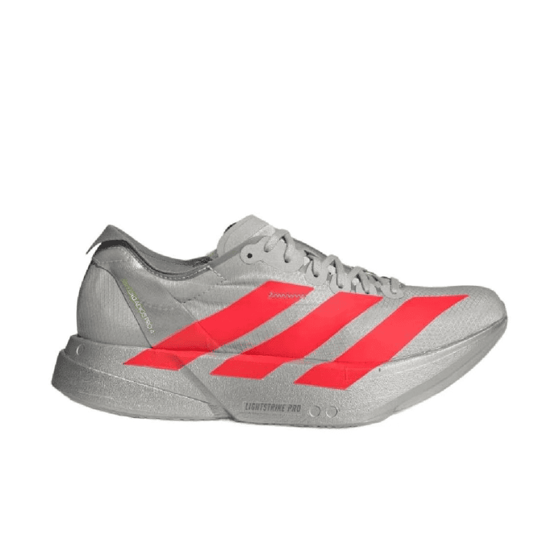 Adidas Adizero Adios Pro 4 Grey Two Lucid Red