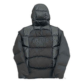 Jaqueta Puffer Synaworld Logo Wave Preta