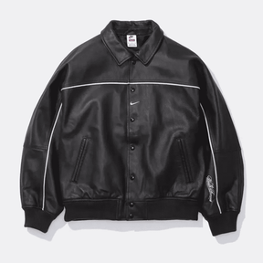 Jaqueta Supreme x Nike Varsity Preta