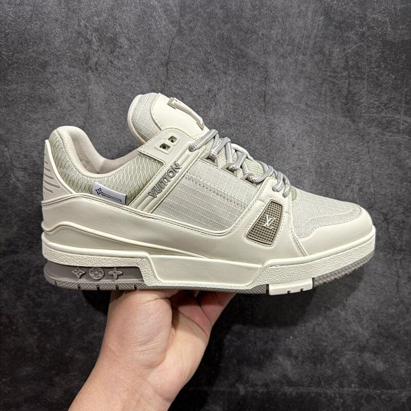 Louis Vuitton LV Trainer White Grey