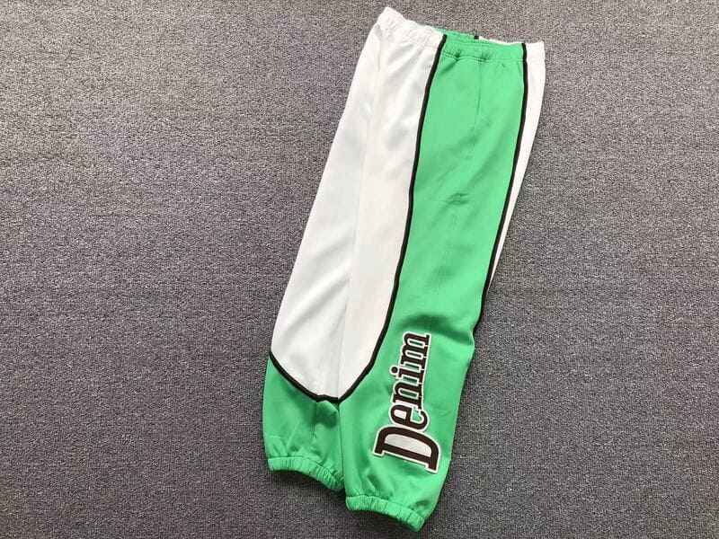 Calça Denim Tears Track White/Green