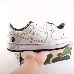A Bathing Ape Bape Sta Black White Line