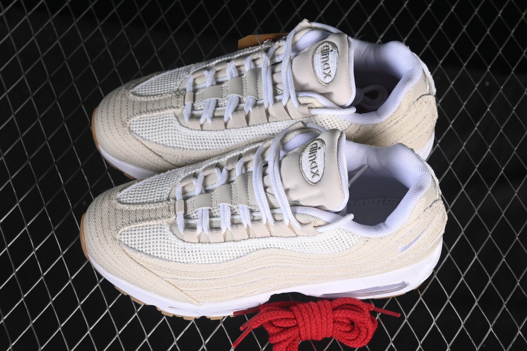 Levis x Nike Air Max 95 White and Ecru