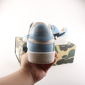 A Bathing Ape Bape Sk8 Sta Black Blue