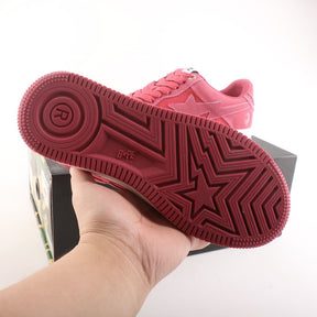 A Bathing Ape Bape Sta Pink Suede