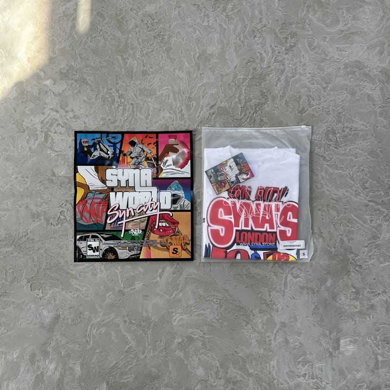 Camiseta Syna World 'Syn City' Branca