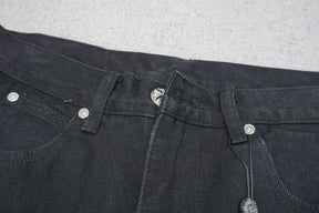 Calça Jeans Chrome Hearts Green & Leopard Cross