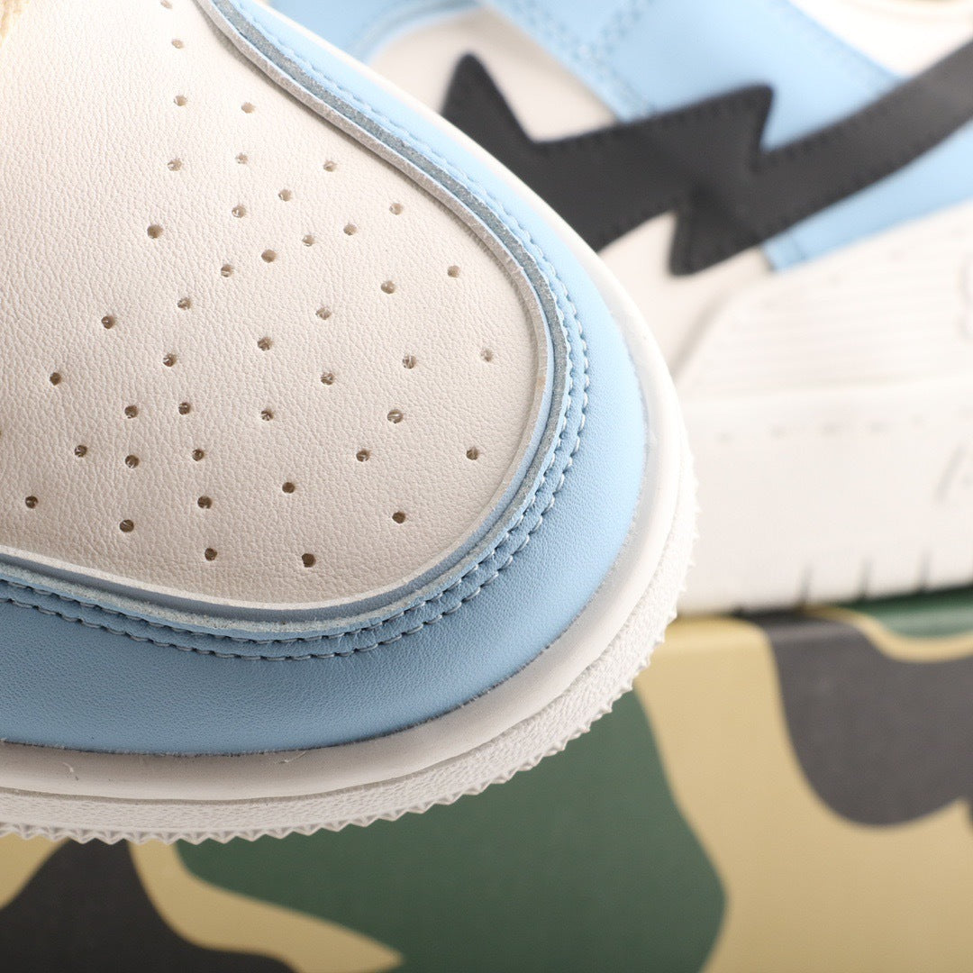 A Bathing Ape Bape Sk8 Sta Black Blue