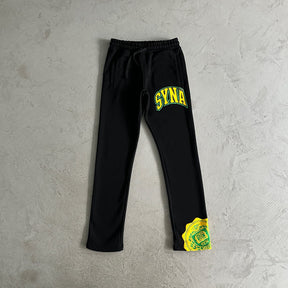 Conjunto Syna World College Logo Preto/Amarelo
