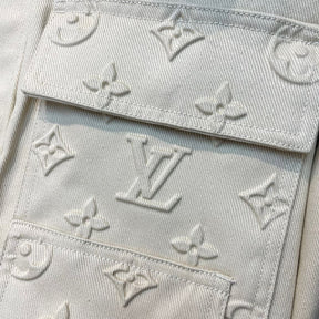 Jaqueta Louis Vuitton Monogram Workwear Denim
