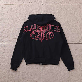 Moletom Corteiz x 21 Savage Slaughter Gang Preto