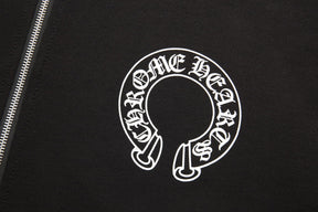 Moletom Chrome Hearts Horseshoe Floral Preto