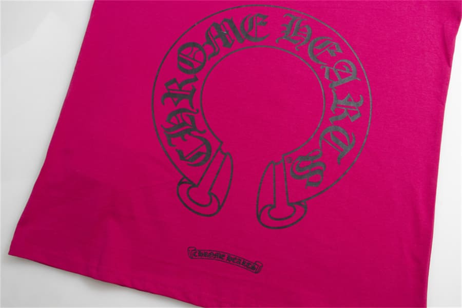 Chrome Hearts Horseshoe Baseball Preta/Rosa