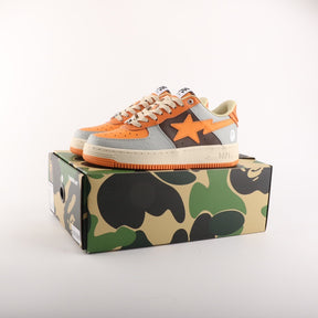 A Bathing Ape Bape Sta Grey Orange