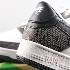 A Bathing Ape Bape Sta Low Serpentine Black