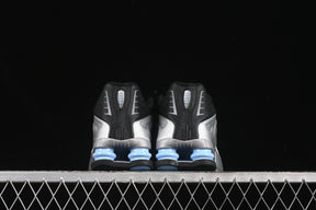 Nike Shox R4 Silver Black Psychic Blue