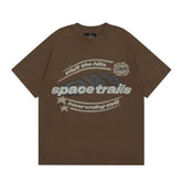 Camiseta Broken Planet Space Trails Mocha Brown