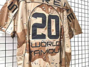 Camiseta Supreme Paneled Jersey Chocolate Camo