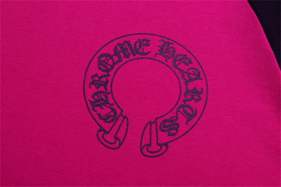 Chrome Hearts Horseshoe Baseball Preta/Rosa