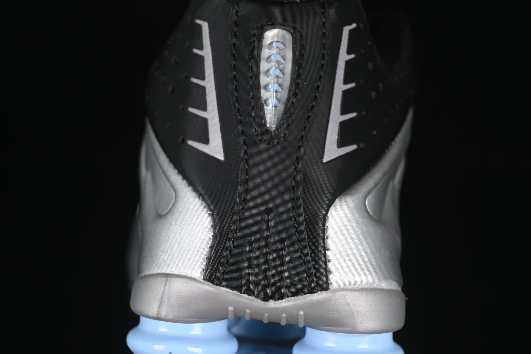 Nike Shox R4 Silver Black Psychic Blue