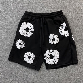 Shorts Denim Tears The Cotton Wreath Black