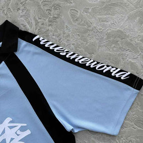 Camiseta Corteiz Alcatraz Football Azul