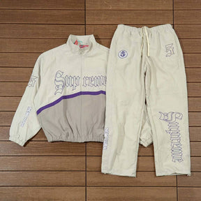 Conjunto Supreme OLD English Track White