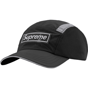 Boné Supreme Side Mesh Camp Cap Preto (Reflective)