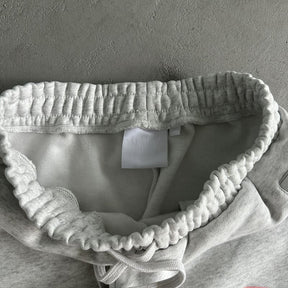 Conjunto Syna World College Logo Cinza/Rosa