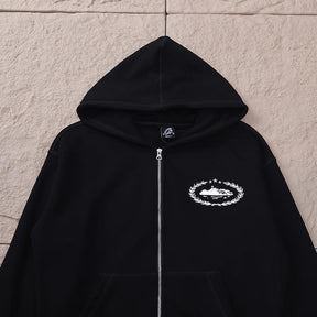 Conjunto Corteiz Superior Royale Preto/Branco