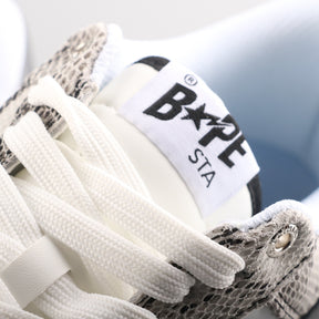 A Bathing Ape Bape Sta Low Serpentine White