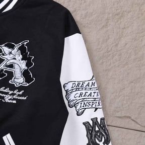 Jaqueta Amiri MA College Angel Preta