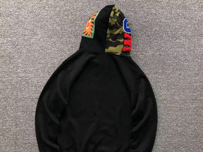 Moletom Bape Shark Zip Preto