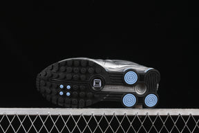 Nike Shox R4 Silver Black Psychic Blue