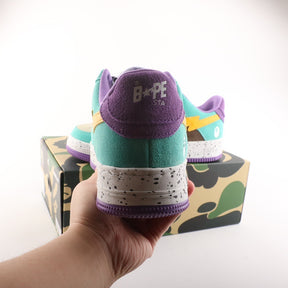 A Bathing Ape Bape Sta Brown Yellow