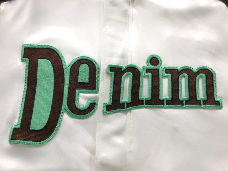 Jaqueta Denim Tears Track White/Green