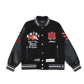 Jaqueta Amiri College Logo Patch Preta