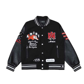 Jaqueta Amiri College Logo Patch Preta