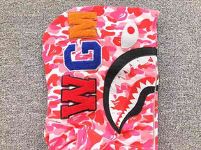 Moletom Bape Shark ABC Camo Rosa