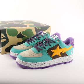 A Bathing Ape Bape Sta Brown Yellow