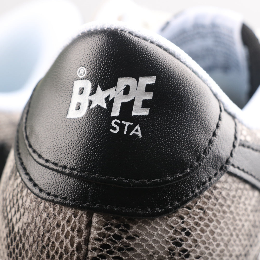 A Bathing Ape Bape Sta Low Serpentine White